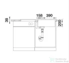 Blanco ADIRA XL 6 S SILGRANIT® mosogató medence, távműködtetővel, kávé 527624