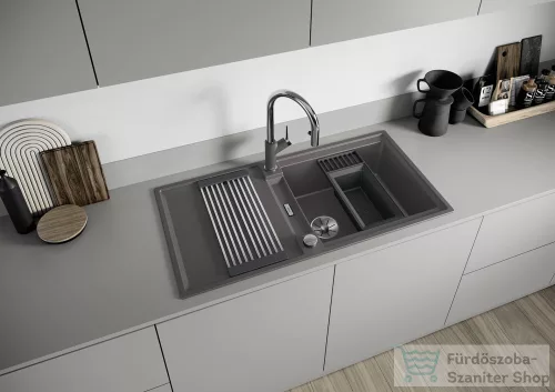 Blanco ADIRA XL 6 S SILGRANIT® mosogató medence, távműködtetővel, kávé 527624