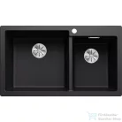 Blanco PLEON 9 SILGRANIT® mosogató medence, balos főmedence, fekete 527636