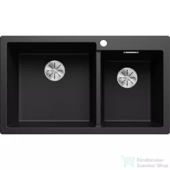  Blanco PLEON 9 SILGRANIT® mosogató medence, balos főmedence, fekete 527636