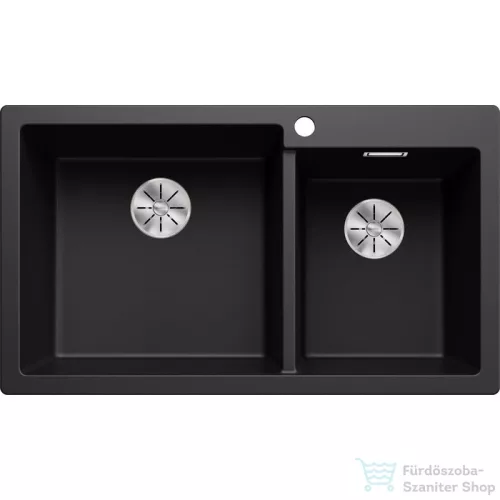 Blanco PLEON 9 SILGRANIT® mosogató medence, balos főmedence, fekete 527636
