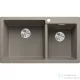 Blanco PLEON 9 SILGRANIT® mosogató medence, balos főmedence, tartufo 527642