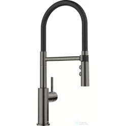   Blanco CATRIS-S Flexo mosogató csaptelep, flexibilis zuhanyfejjel, PVD satin dark steel 527731