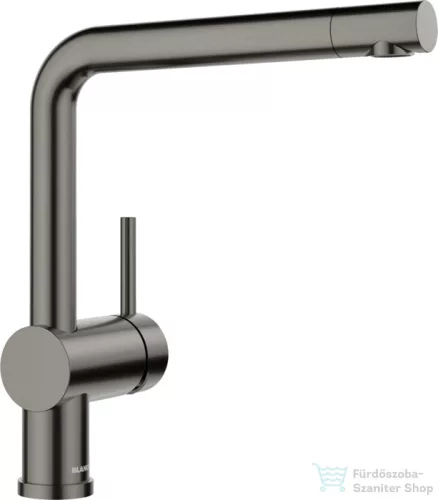 Blanco LINUS mosogató csaptelep, PVD satin dark steel 527732