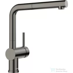   Blanco LINUS-S mosogató csaptelep, kihúzható zuhanyfejjel, PVD satin dark steel 527733