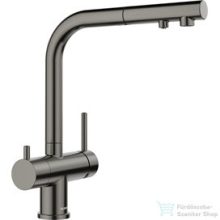   BLANCO FONTAS-S II Filter kihúzhatófejes mosogató csaptelep, satin dark steel 527737