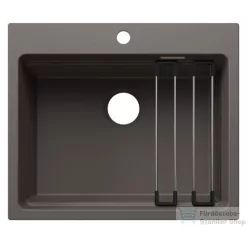   Blanco ETAGON 6 SILGRANIT® mosogató medence, lefolyó nélkül, vulkánszürke 527747