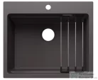 Blanco ETAGON 6 SILGRANIT® mosogató medence, lefolyó nélkül, palaszürke 527750