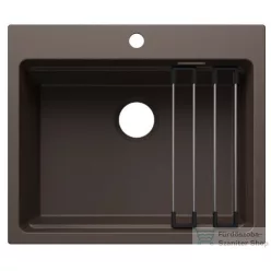   Blanco ETAGON 6 SILGRANIT® mosogató medence, lefolyó nélkül, kávé 527752