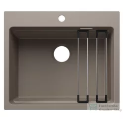   Blanco ETAGON 6 SILGRANIT® mosogató medence, lefolyó nélkül, tartufo 527753
