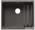 Blanco ETAGON 500-U SILGRANIT® mosogató medence alulról való beépítéshez, lefolyó nélkül, vulkánszürke 527755