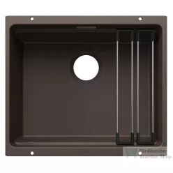   Blanco ETAGON 500-U SILGRANIT® mosogató medence alulról való beépítéshez, lefolyó nélkül, kávé 527760