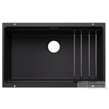   BLANCO ETAGON 700-U fekete gránit mosogató, lefolyó nélküli kivitel 527762