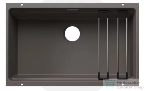 Blanco ETAGON 700-U SILGRANIT® mosogató medence alulról való beépítéshez, lefolyó nélkül, vulkánszürke 527763