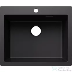   Blanco PLEON 6 SILGRANIT® mosogató medence, lefolyó nélkül, fekete 527770