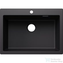   BLANCO PLEON 8 silgranit mosogató medence fekete, lefolyó nélküli kivitel 527778
