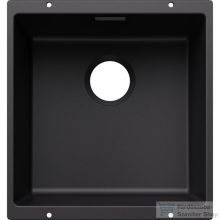   BLANCO SUBLINE 400-U fekete silgranit mosogató medence , lefolyó nélküli kivitel 527786