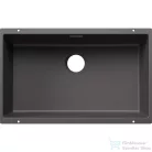 Blanco SUBLINE 700-U SILGRANIT® mosogató medence alulról való beépítéshez, lefolyó nélkül, palaszürke 527806