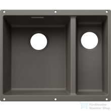   BLANCO SUBLINE 340/160-U SILGRANIT mosogatótál balos főmedencével lefolyó nélküli kivitel, vulkánszürke 527819