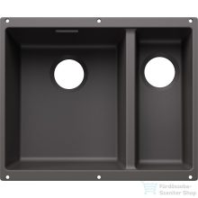   BLANCO SUBLINE 340/160-U SILGRANIT mosogatótál balos főmedencével lefolyó nélküli kivitel, palaszürke 527822