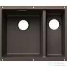 Blanco SUBLINE 340/160-U SILGRANIT® mosogató medence alulról való beépítéshez, lefolyó nélkül, balos főmedence, kávé 527824