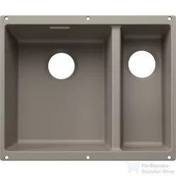   Blanco SUBLINE 340/160-U SILGRANIT® mosogató medence alulról való beépítéshez, lefolyó nélkül, balos főmedence, tartufo 527825