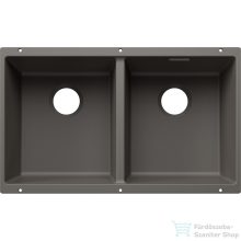   BLANCO SUBLINE 350/350-U SILGRANIT mosogatótál vulkánszürke, lefolyó nélküli kivitel 527827