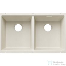   BLANCO SUBLINE 350/350-U SILGRANIT mosogatótál törtfehér, lefolyó nélküli kivitel 527828