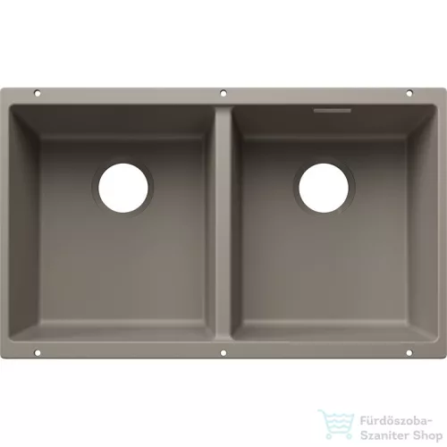 Blanco SUBLINE 350/350-U SILGRANIT® mosogató medence alulról való beépítéshez, lefolyó nélkül, tartufo 527833