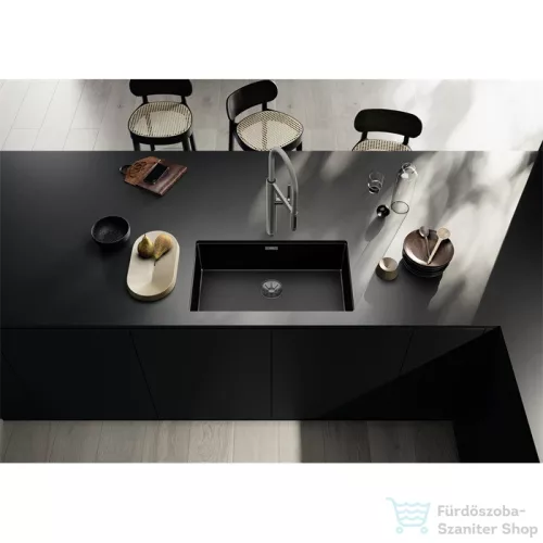 Blanco CLARON 700-U rozsdamentes acél mosogató medence alulról való beépítéshez, Dark Steel 527835