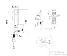 Blanco LUNEOO-S  elektronikus vezérlésű mosogató csaptelep, flexibilis csővel, tömör szálcsiszolt rozsdamentes acél 527972