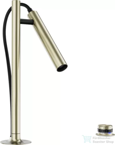 Blanco LUNEOO-S elektronikus vezérlésű mosogató csaptelep, flexibilis csővel, satin gold 527974