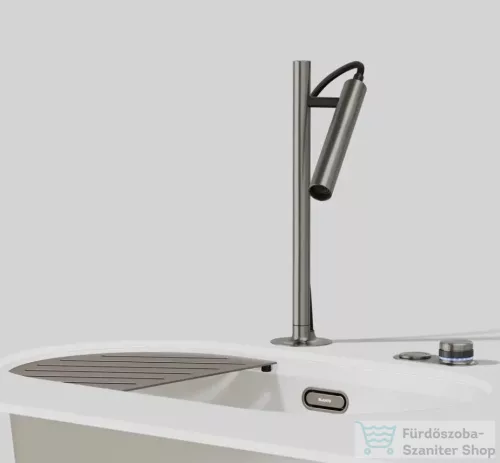 Blanco LUNEOO-S elektronikus vezérlésű mosogató csaptelep, flexibilis csővel, satin dark steel 527975