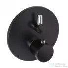 Kludi Balance falsík alatti termosztátos kád/zuhanycsap Black 528308775