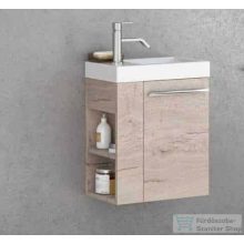   Kolpa San Kiki ouk 40 alsószekrény mosdóval, nyers fa, jobbos 529130