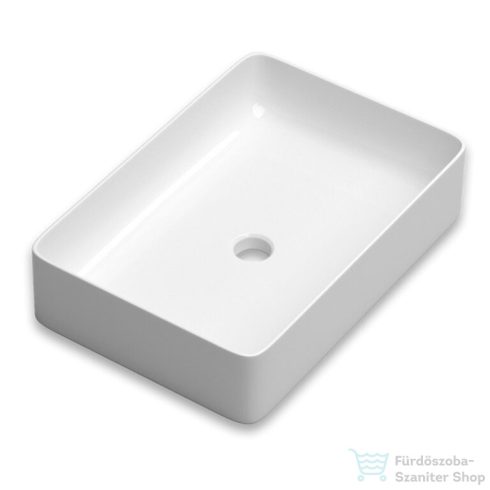 Coycama Tre 51x35 cm-es pultra ültethető mosdó leeresztő nélkül,fehér 53001035