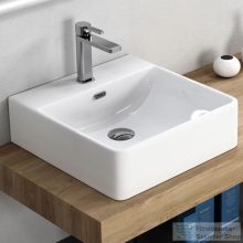   Coycama Nove 50x42 cm-es pultra ültethető mosdó 1 csaplyukkal,fehér 53001095