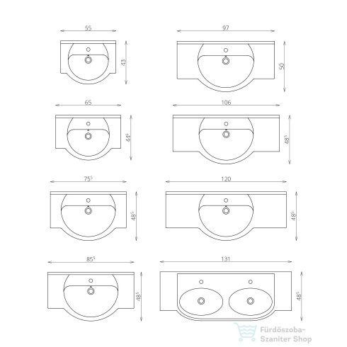 TBoss Trend 65 alsószekrény mosdóval 53123000209248