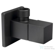   AQUALINE sarokszelep, 1/2"x3/8", matt fekete (5318B)