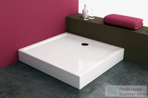 Kolpa San FLAMENCO 160x70 cm-es zuhanytálca előlappal, szifon nélkül, fehér 534580