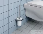Kludi AMBA fali wc kefe tartó,fehér porcelán tartóval,króm 5397405