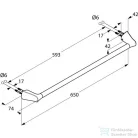 Kludi AMBA 65 cm-es törölközőtartó,króm 5398005