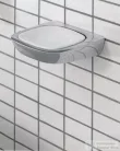 Kludi AMBA fali szappantartó fehér porcelán tállal,króm 5398505