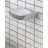 Kludi AMBA fali szappantartó fehér porcelán tállal,króm 5398505