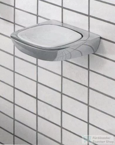 Kludi AMBA fali szappantartó fehér porcelán tállal,króm 5398505