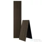 Sapho DELUXE akusztikus falpanel 2400x520x18mm, dió/fekete 54-240-11-84-12
