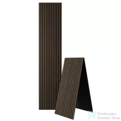   Sapho DELUXE akusztikus falpanel 2400x520x18mm, dió/fekete 54-240-11-84-12