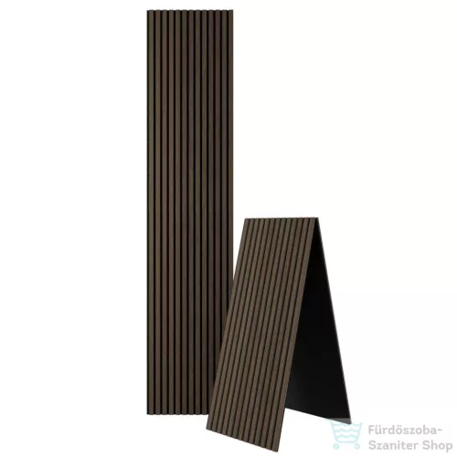 Sapho DELUXE akusztikus falpanel 2400x520x18mm, dió/fekete 54-240-11-84-12