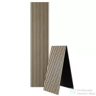 Sapho DELUXE akusztikus falpanel 2400x520x18mm, tölgy/fekete 54-240-11-86-12
