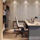 Sapho DELUXE akusztikus falpanel 2400x520x18mm, tölgy/fekete 54-240-11-86-12